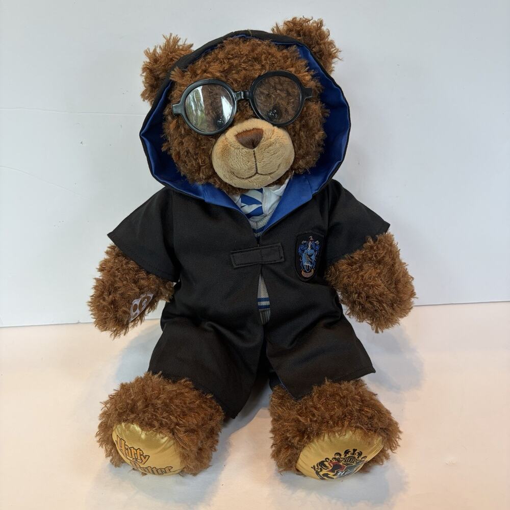 BUILD-A-BEAR Harry Potter Hogwarts Bear Ravenclaw Robe Sweater Vest & Tie BAB